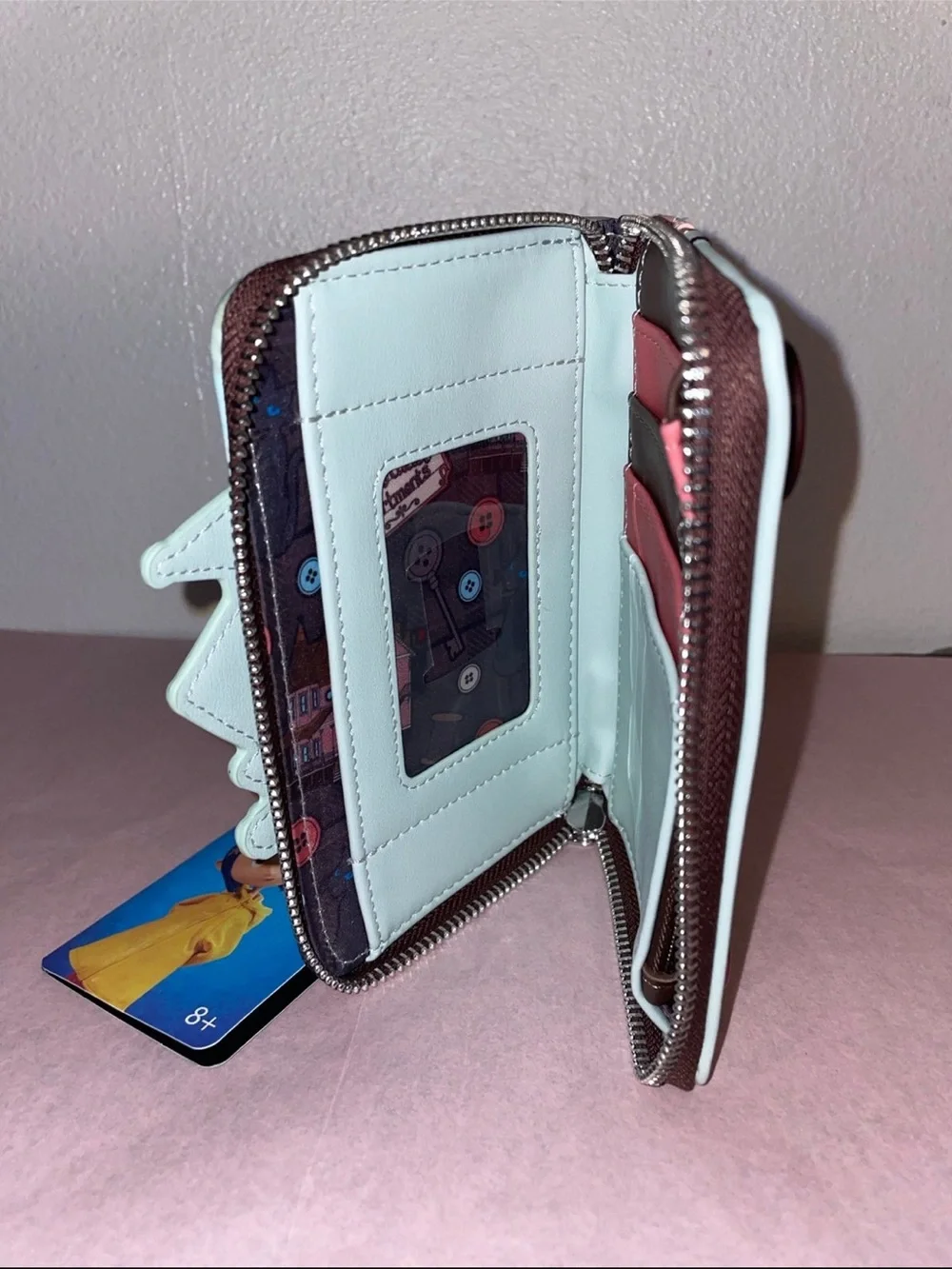 Exclusive Loungefly Coraline Pink Palace Buttons Wallet & Other World Keychain
